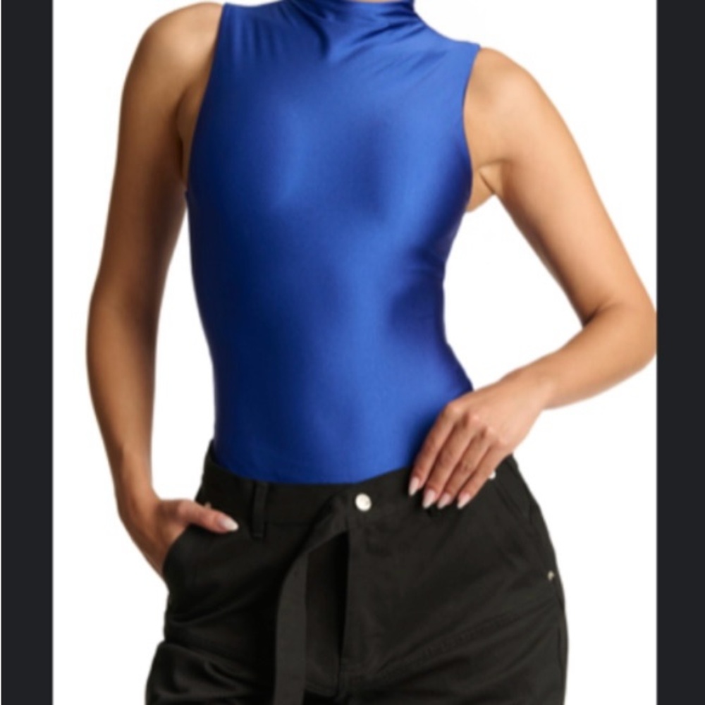 Naked Wardrobe Royal Blue Bodysuit